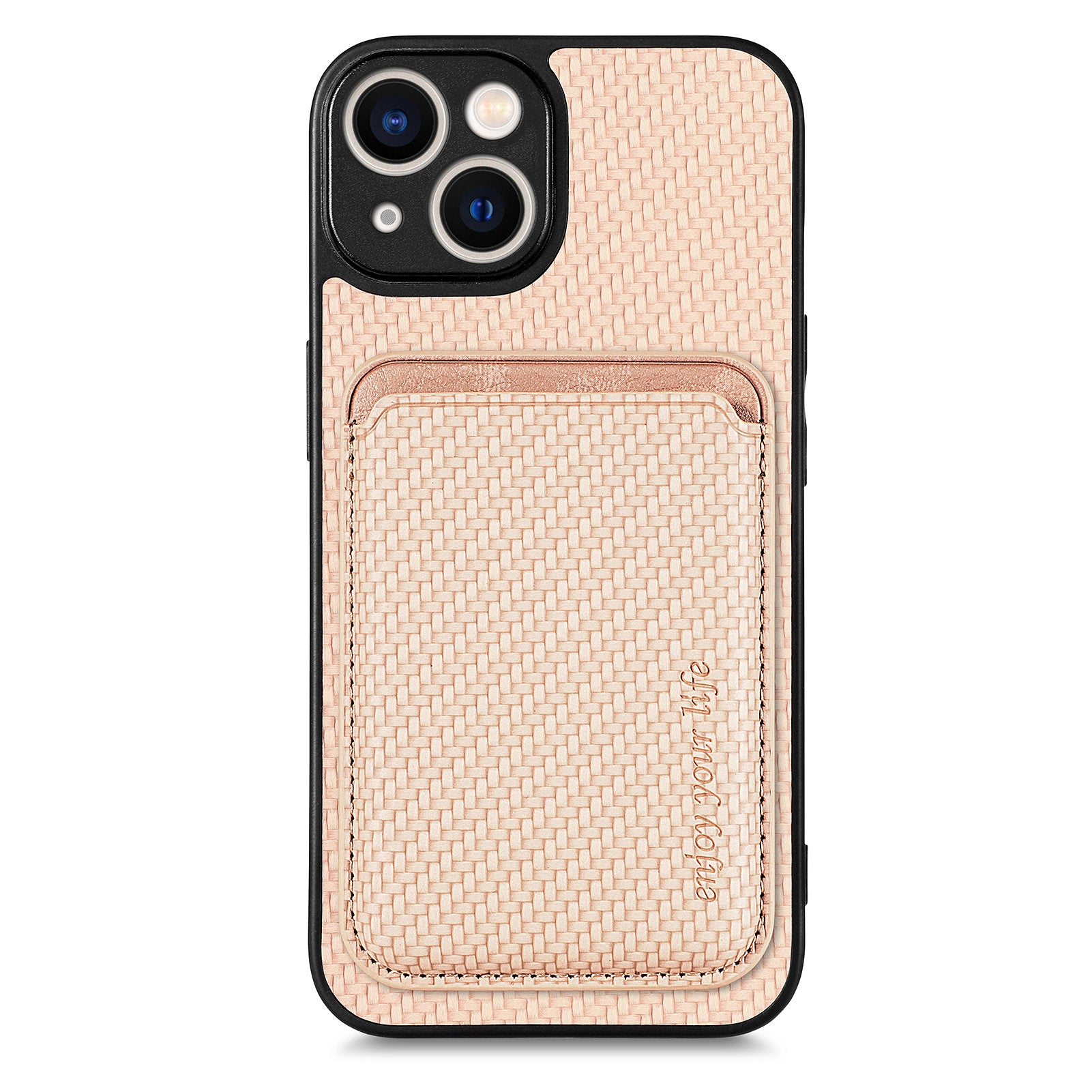 M2 For iPhone 13 Case 2-in-1 Magnetic Detachable Leather Cover with Card Holder