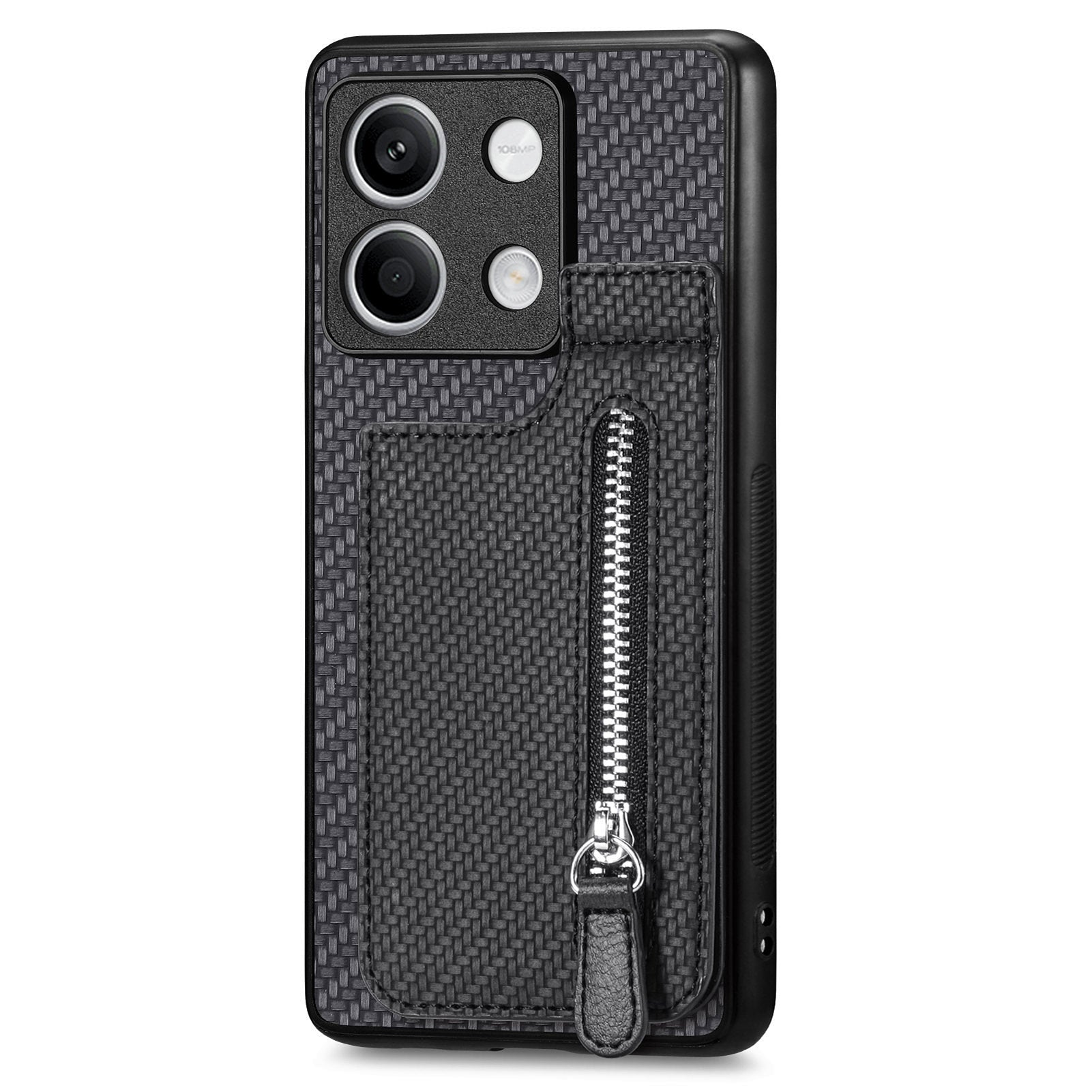 C1-03 For Xiaomi Redmi Note 13 4G Case Carbon Fiber Leather+TPU+PC Phone Cover