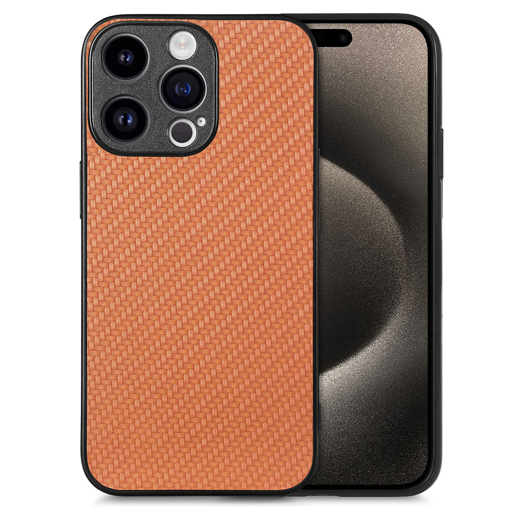 C1 for iPhone 13 Pro Max Case PU Leather Coated PC+TPU Anti-slip Phone Cover