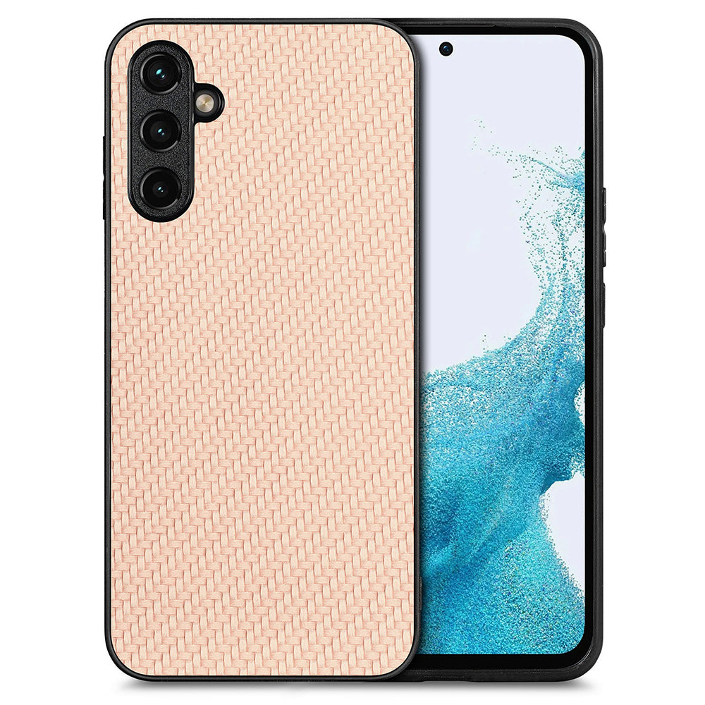 C1 for Samsung Galaxy A05s 4G Case PU Leather Coated PC+TPU Hybrid Phone Cover