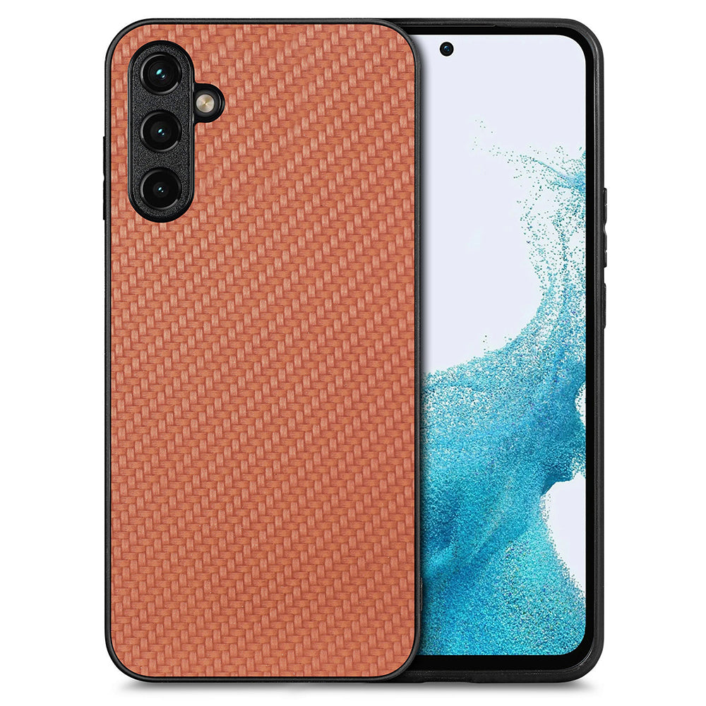 C1 for Samsung Galaxy A05s 4G Case PU Leather Coated PC+TPU Hybrid Phone Cover