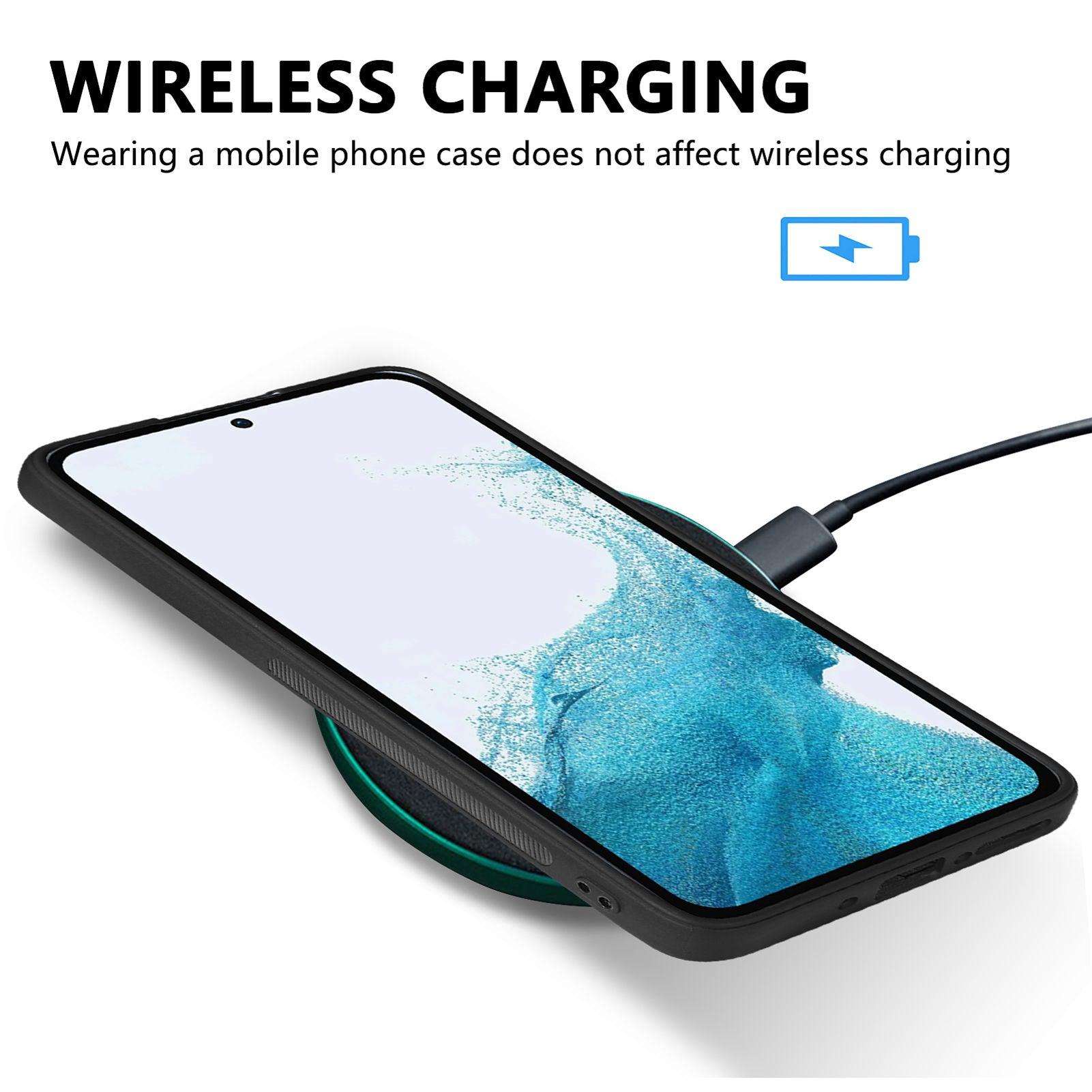 C1 for Samsung Galaxy A35 5G Case PU Leather Coated PC+TPU Hybrid Phone Cover