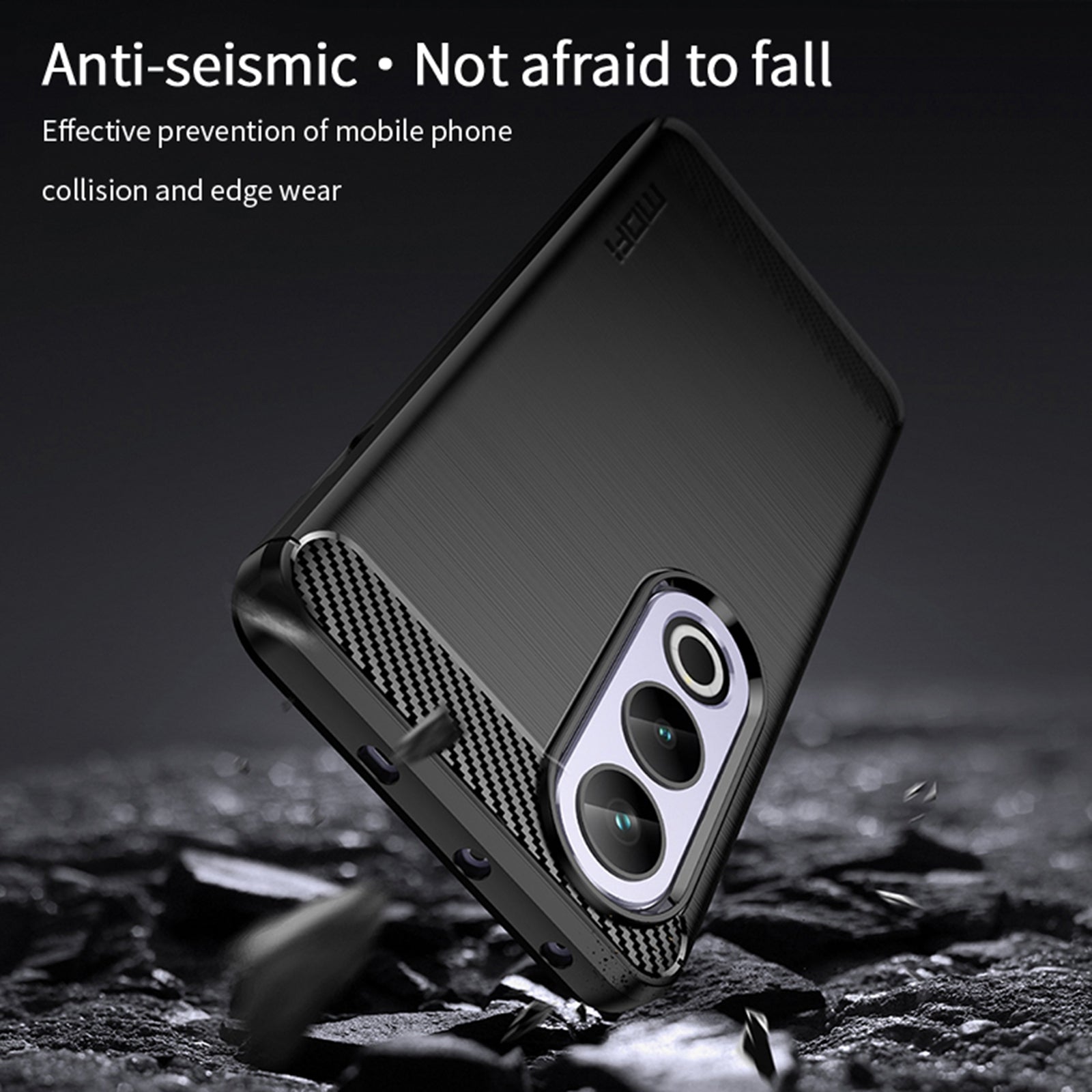 MOFI JK TPU Series-1 Phone Case for OnePlus Ace 3V 5G / Nord CE4 5G Carbon Fiber Texture TPU Cover