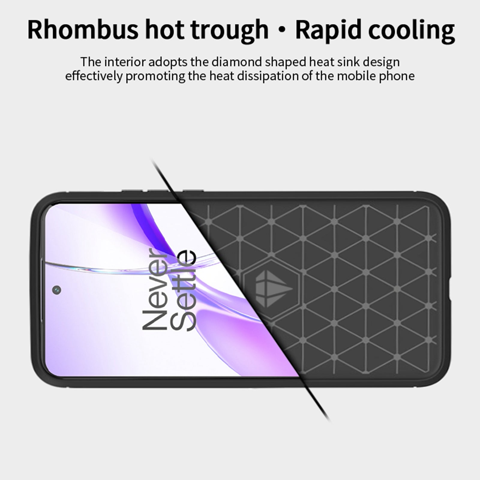 MOFI JK TPU Series-1 Phone Case for OnePlus Ace 3V 5G / Nord CE4 5G Carbon Fiber Texture TPU Cover