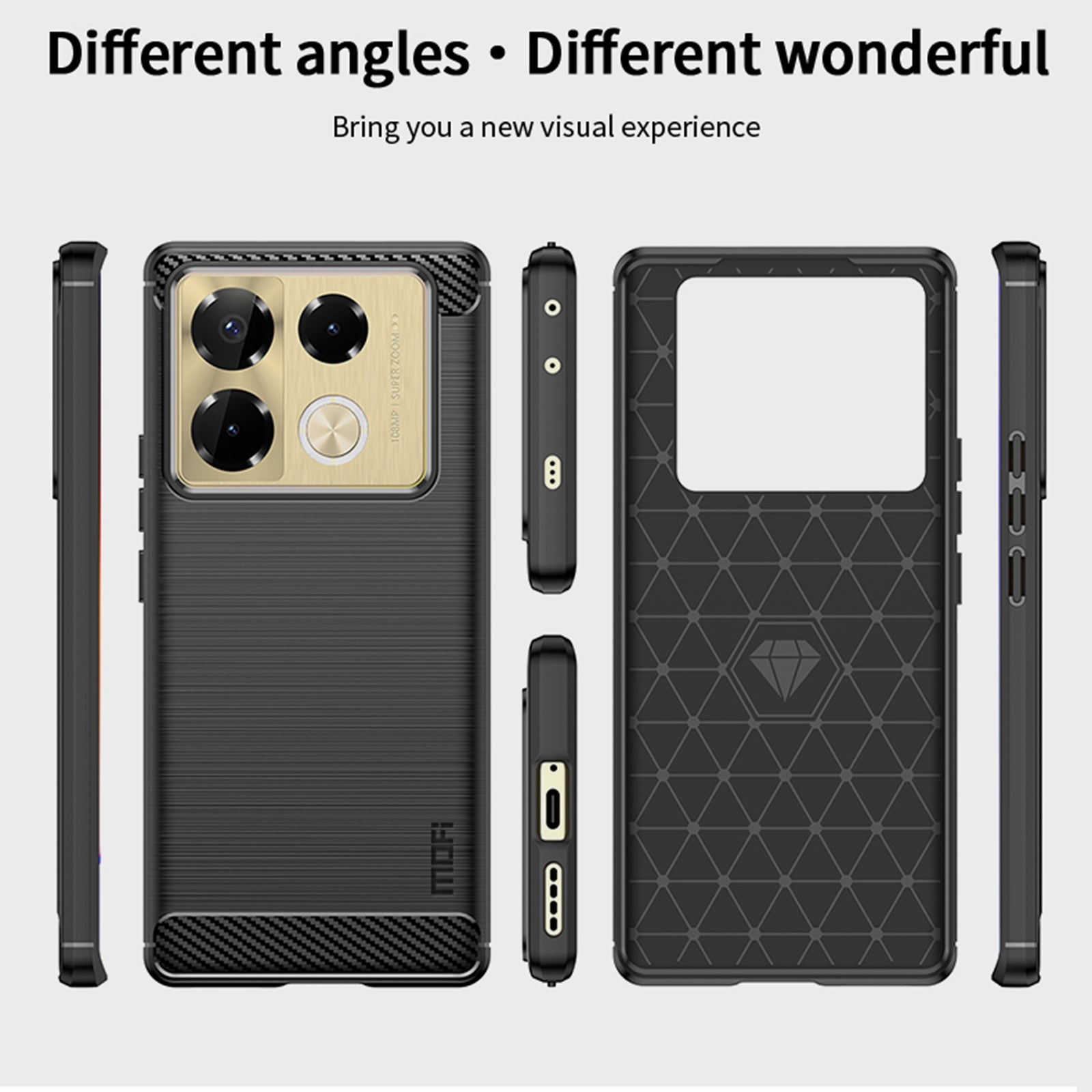 MOFI JK TPU Series-1 For Transsion Infinix Note 40 Pro 4G Anti-Scratch Phone Cover TPU Cell Phone Case