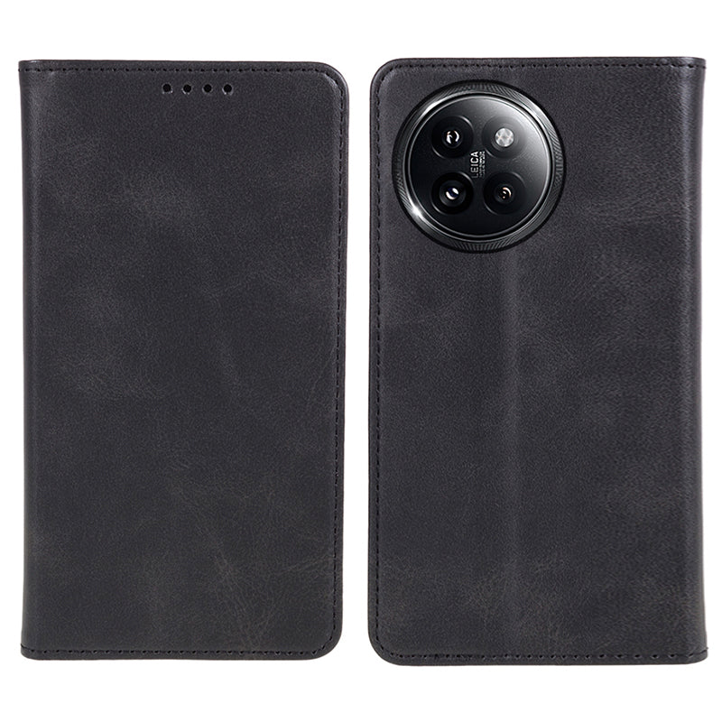 For Xiaomi Civi 4 Pro 5G Case Calf Texture PU Leather Magnetic Auto Closing Phone Cover