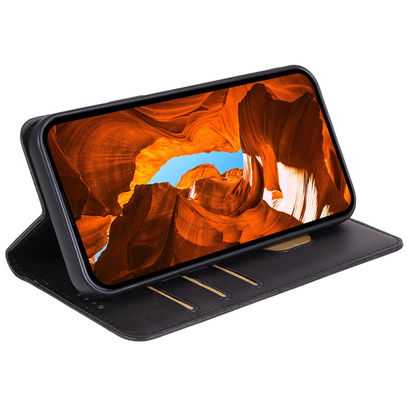 For Xiaomi Civi 4 Pro 5G Case Calf Texture PU Leather Magnetic Auto Closing Phone Cover