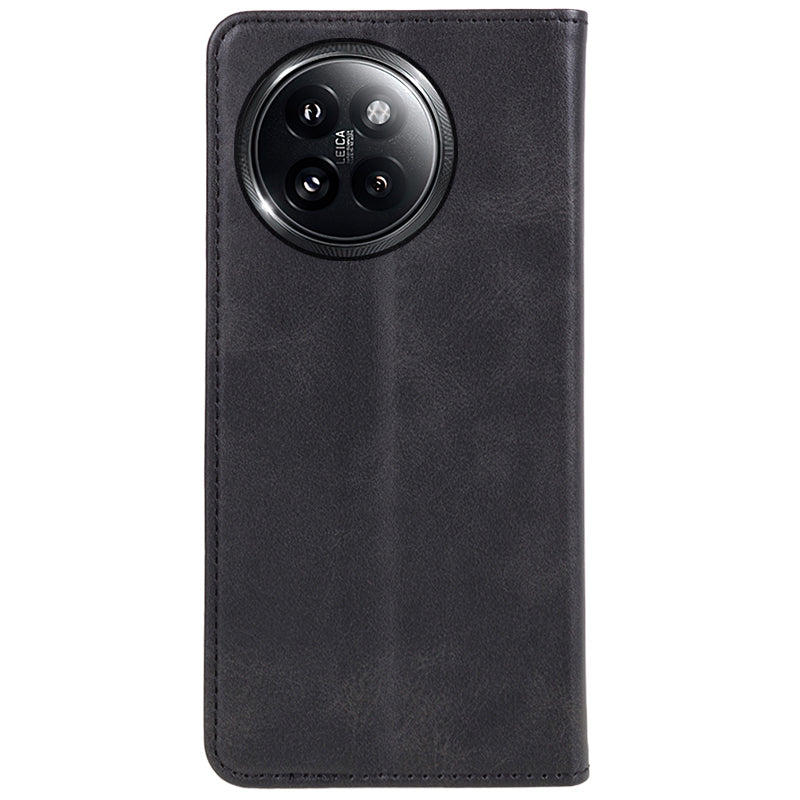 For Xiaomi Civi 4 Pro 5G Case Calf Texture PU Leather Magnetic Auto Closing Phone Cover