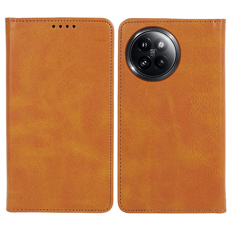 For Xiaomi Civi 4 Pro 5G Case Calf Texture PU Leather Magnetic Auto Closing Phone Cover