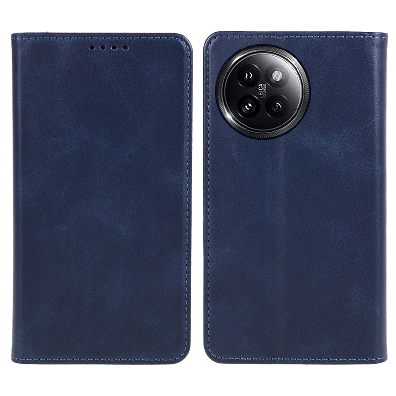 For Xiaomi Civi 4 Pro 5G Case Calf Texture PU Leather Magnetic Auto Closing Phone Cover
