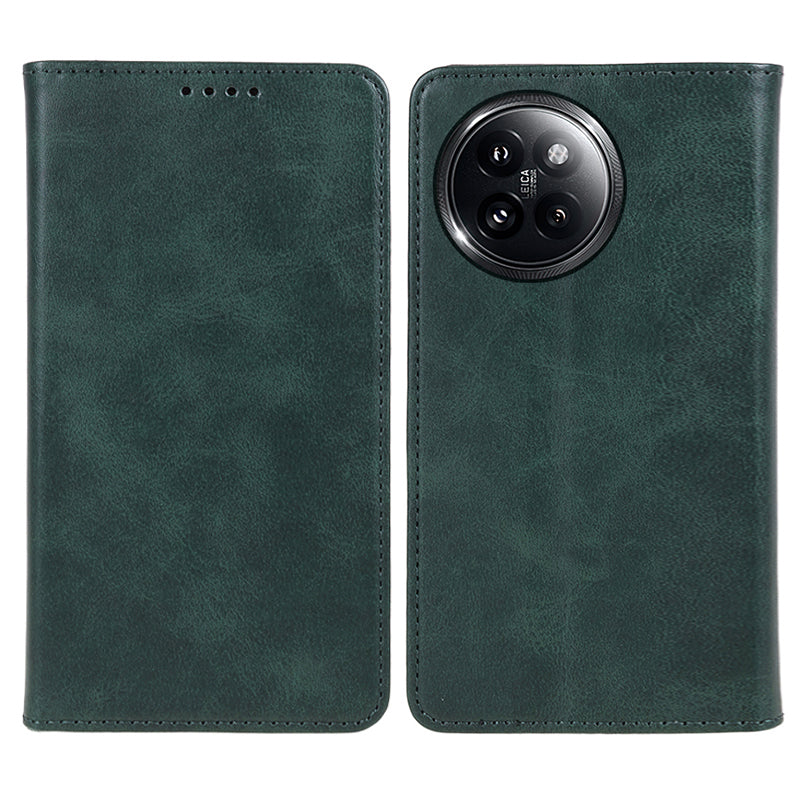 For Xiaomi Civi 4 Pro 5G Case Calf Texture PU Leather Magnetic Auto Closing Phone Cover