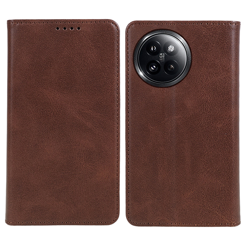 For Xiaomi Civi 4 Pro 5G Case Calf Texture PU Leather Magnetic Auto Closing Phone Cover