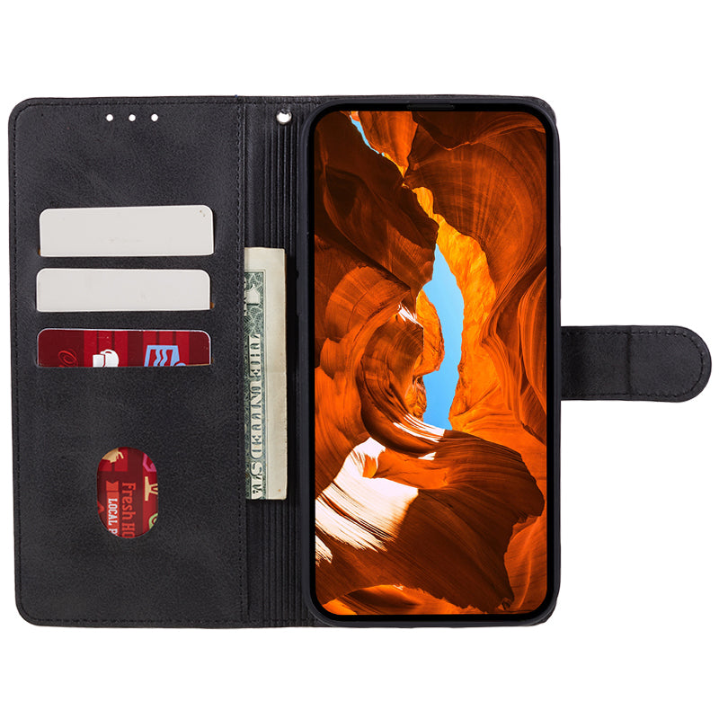 For Xiaomi Civi 4 Pro 5G Case PU Leather Phone Cover Calf Texture Wallet with Magnetic Clasp
