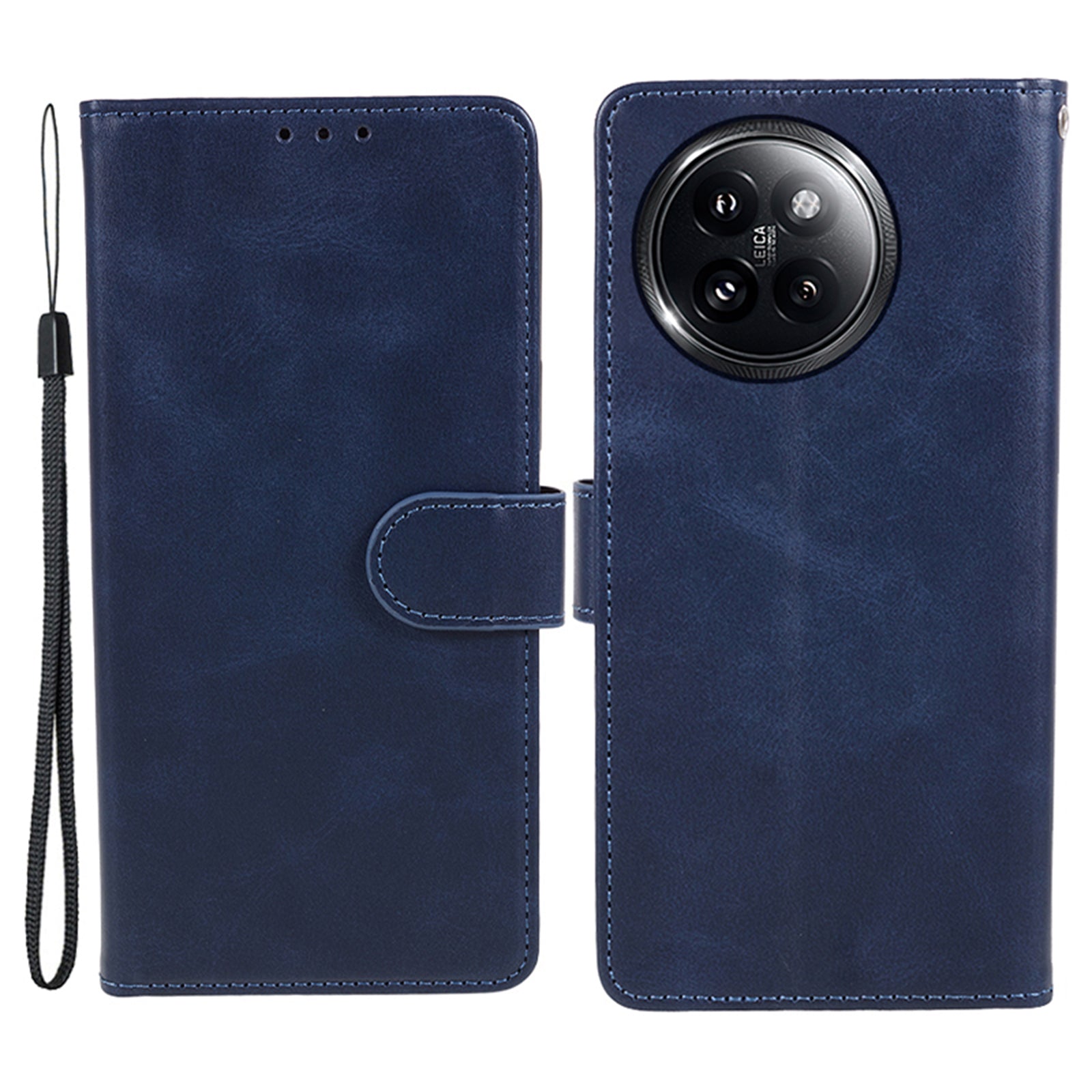 For Xiaomi Civi 4 Pro 5G Case PU Leather Phone Cover Calf Texture Wallet with Magnetic Clasp