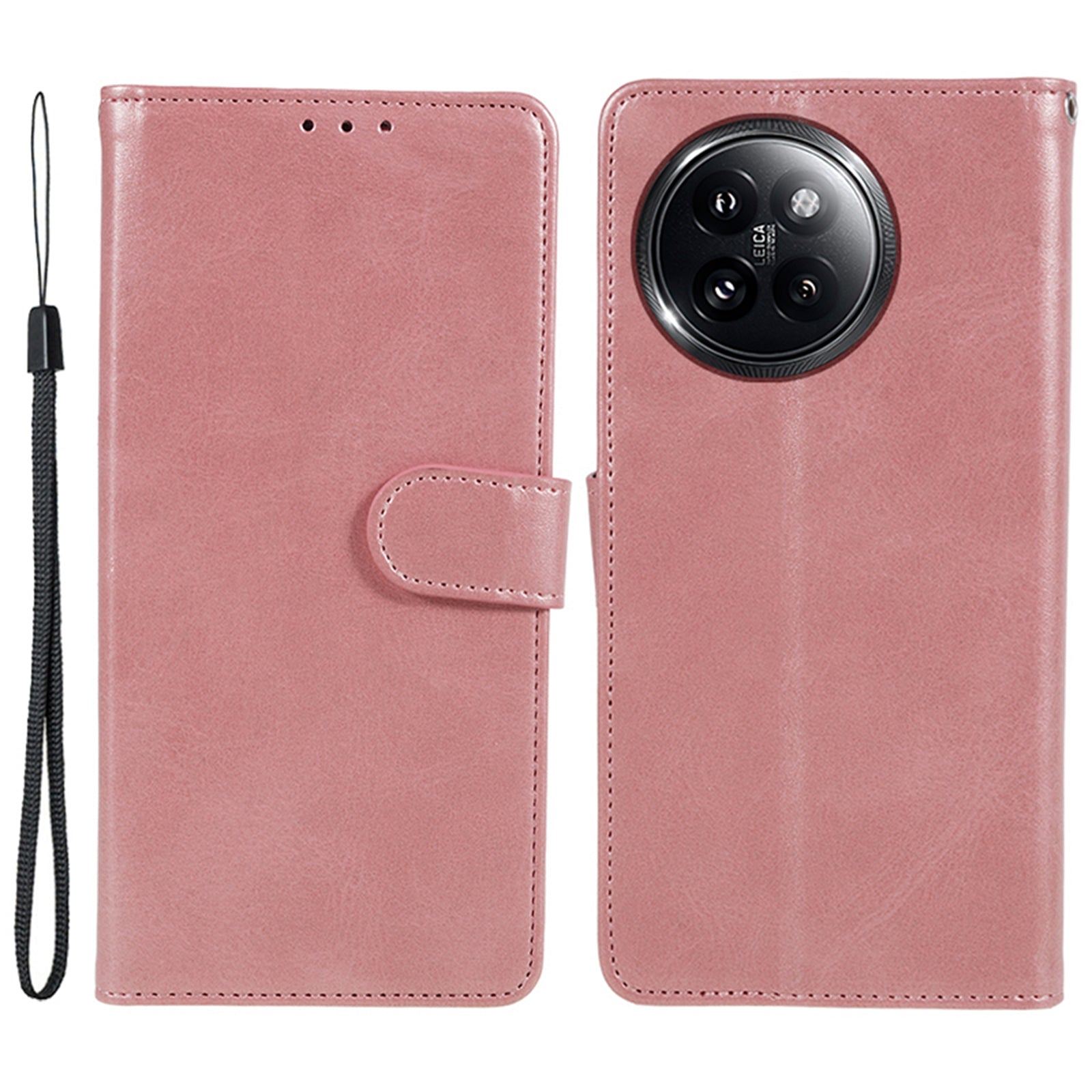For Xiaomi Civi 4 Pro 5G Case PU Leather Phone Cover Calf Texture Wallet with Magnetic Clasp