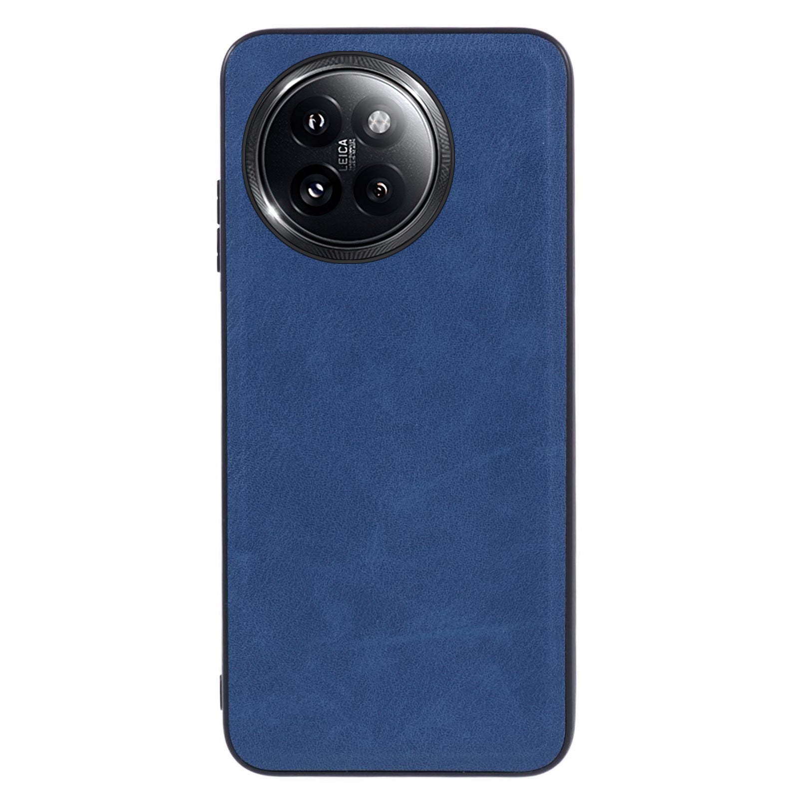 For Xiaomi Civi 4 Pro 5G Cover Retro Leather Coated PC+TPU Hybrid Phone Case Pure Color Design