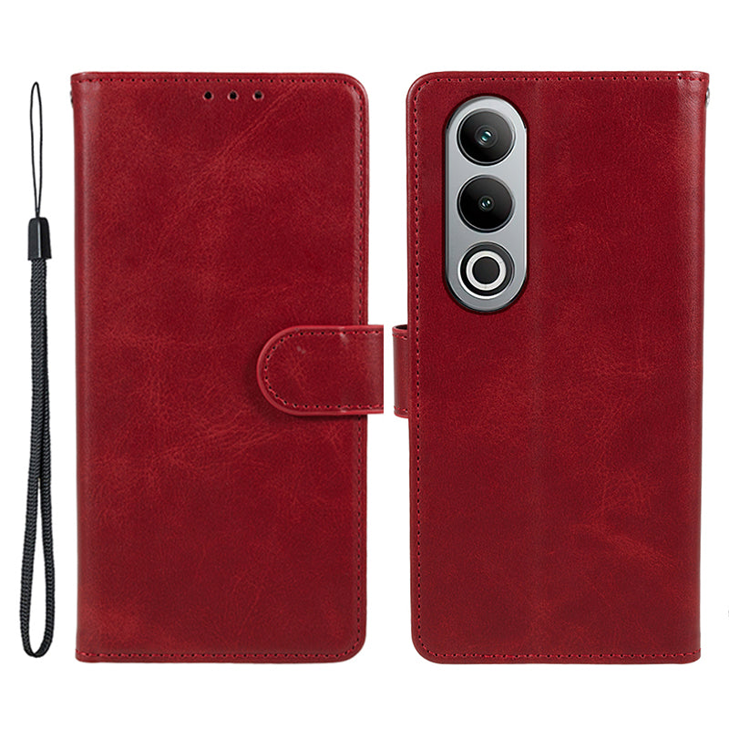 For OnePlus Nord CE4 5G Cover Calf Texture Cell Phone Case with Magnetic Clasp