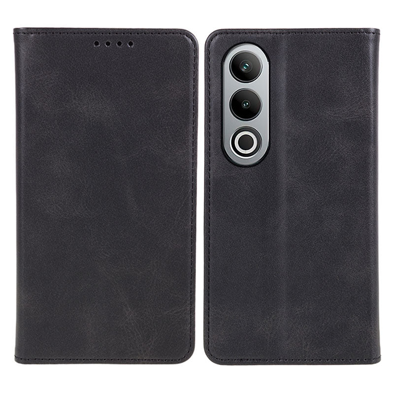 For OnePlus Nord CE4 5G Case PU Leather Wallet Cover Calf Texture Phone Shell with Magnetic Clasp