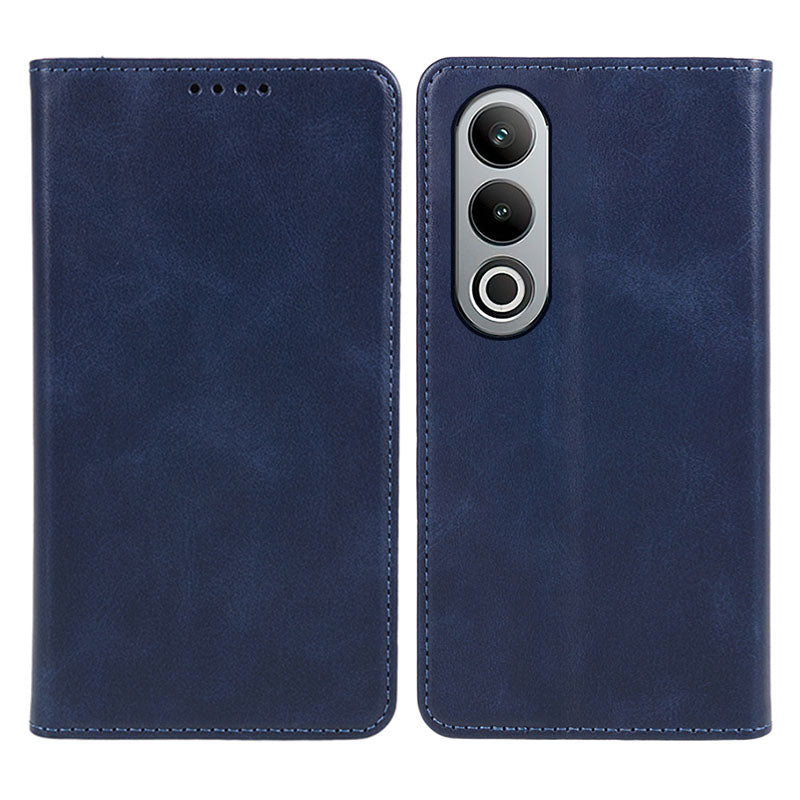 For OnePlus Nord CE4 5G Case PU Leather Wallet Cover Calf Texture Phone Shell with Magnetic Clasp