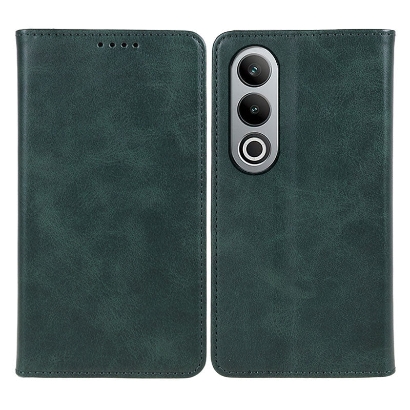 For OnePlus Nord CE4 5G Case PU Leather Wallet Cover Calf Texture Phone Shell with Magnetic Clasp