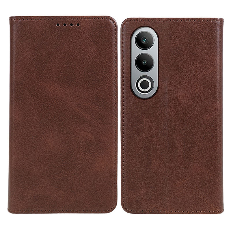 For OnePlus Nord CE4 5G Case PU Leather Wallet Cover Calf Texture Phone Shell with Magnetic Clasp