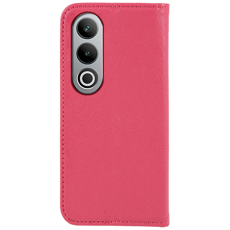 For OnePlus Nord CE4 5G Case PU Leather Phone Cover Cross Texture Flip Wallet