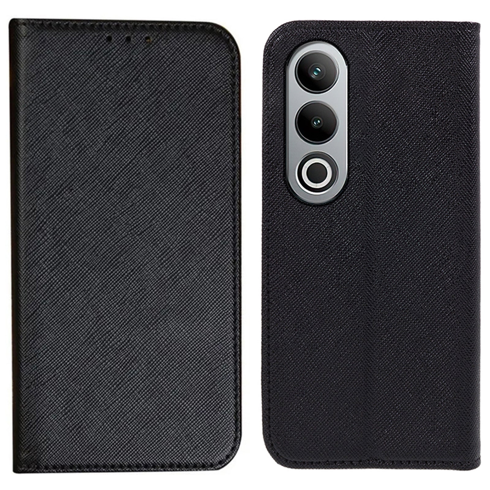 For OnePlus Nord CE4 5G Case PU Leather Phone Cover Cross Texture Flip Wallet