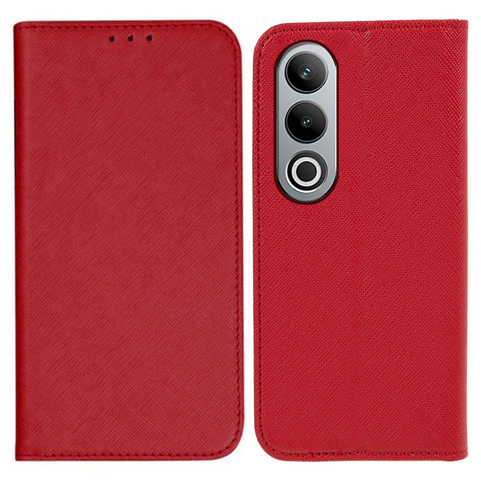 For OnePlus Nord CE4 5G Case PU Leather Phone Cover Cross Texture Flip Wallet