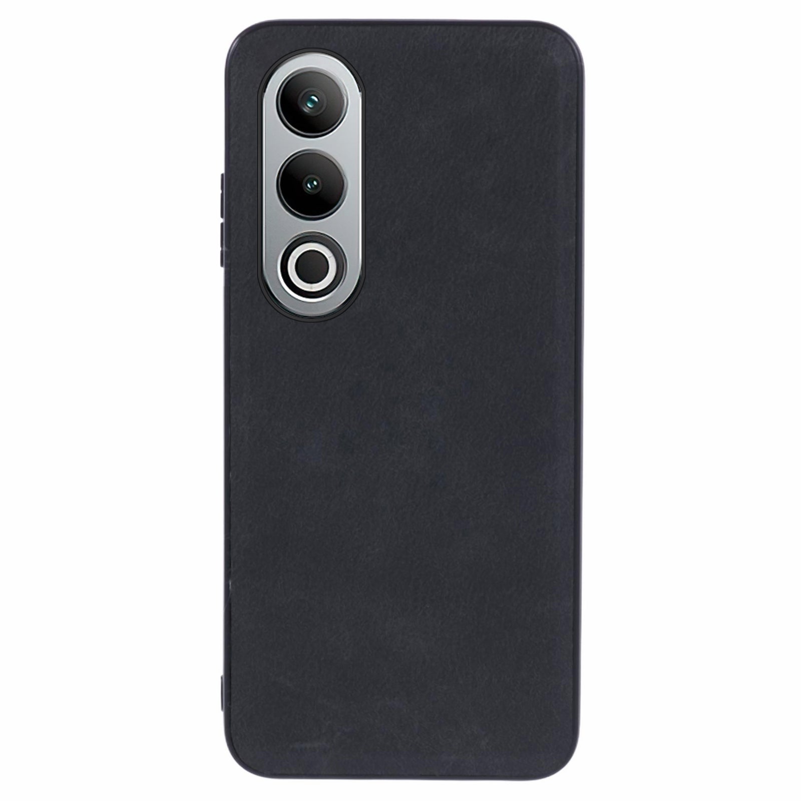 For OnePlus Nord CE4 5G Leather Case PC+TPU Hybrid Phone Cover Retro Pure Color Design