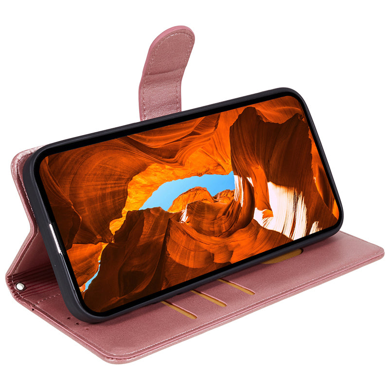 For Nothing Phone (2a) Case Calf Texture Phone Protective Cover with Magnetic Clasp