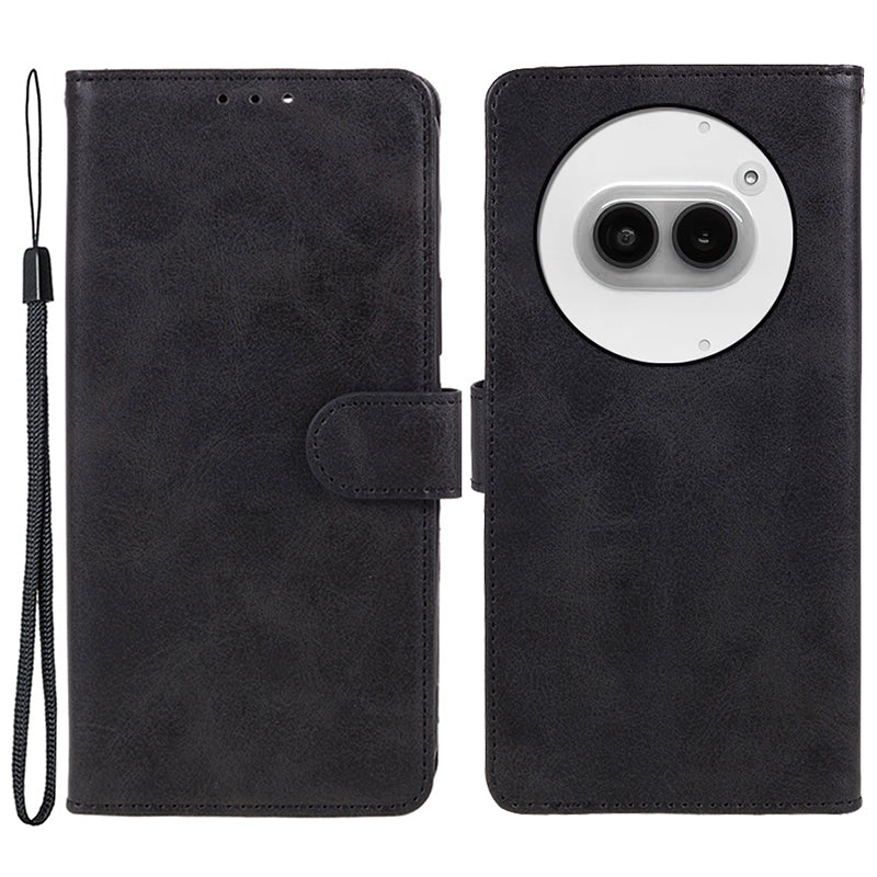 For Nothing Phone (2a) Case Calf Texture Phone Protective Cover with Magnetic Clasp