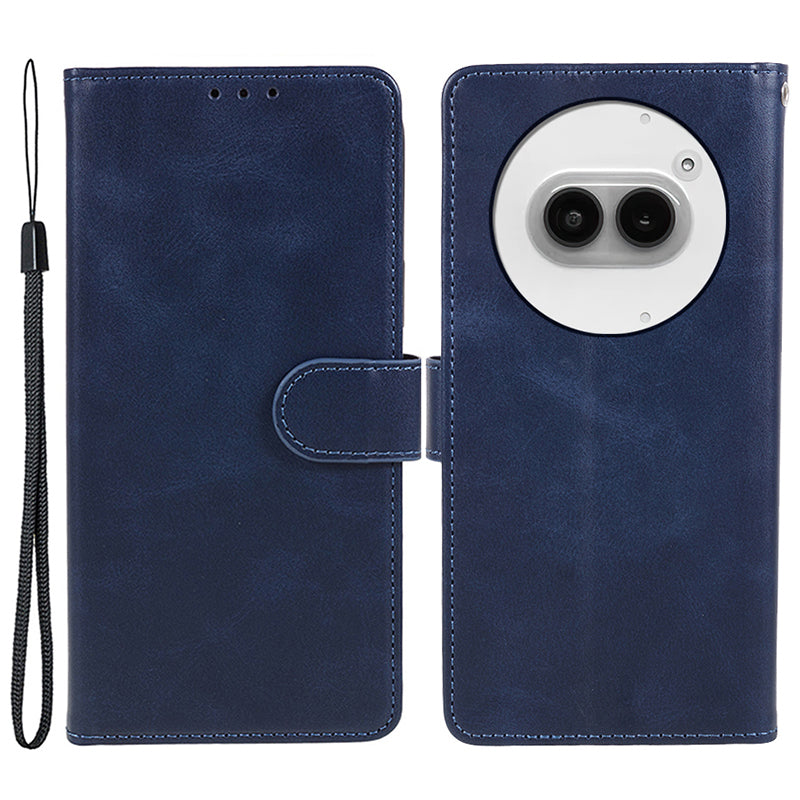 For Nothing Phone (2a) Case Calf Texture Phone Protective Cover with Magnetic Clasp