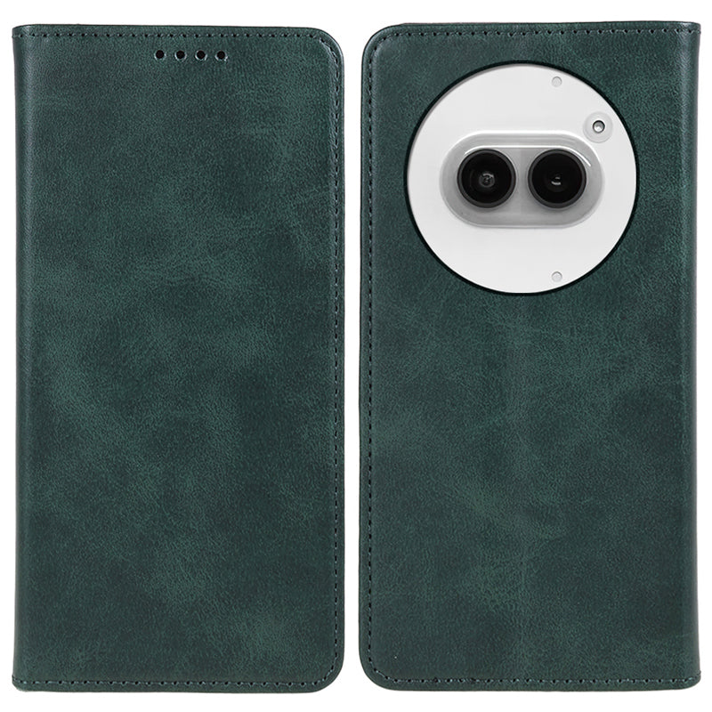 For Nothing Phone (2a) Case Phone Back Cover with Magnetic Clasp Calf Texture Wallet