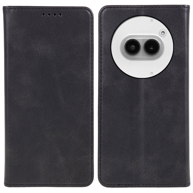 For Nothing Phone (2a) Case Phone Back Cover with Magnetic Clasp Calf Texture Wallet
