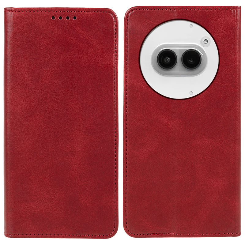 For Nothing Phone (2a) Case Phone Back Cover with Magnetic Clasp Calf Texture Wallet