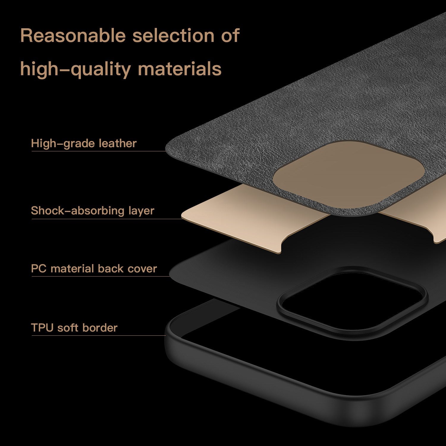 For Nothing Phone (2a) Case Retro Leather+PC+TPU Slim Back Phone Cover