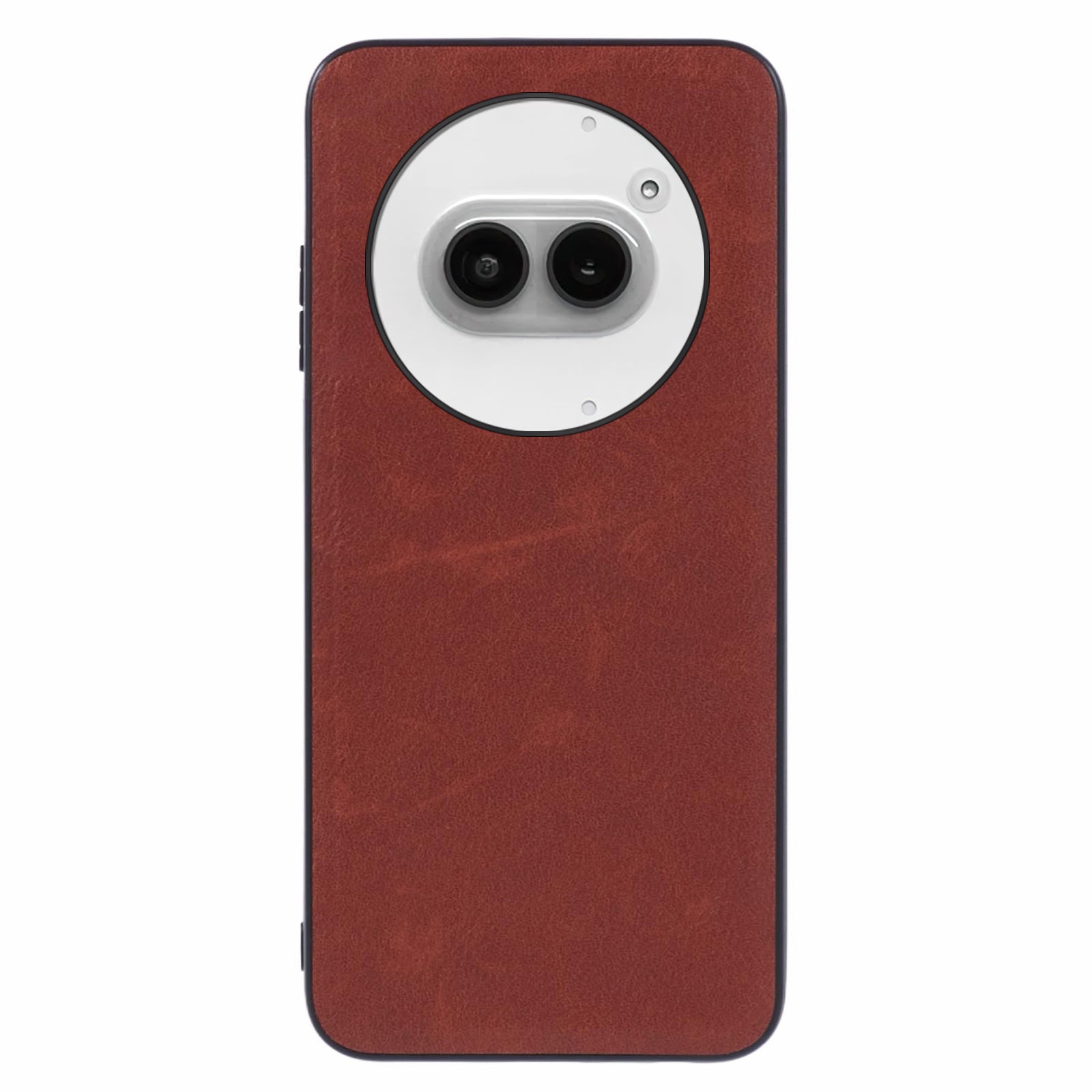 For Nothing Phone (2a) Case Retro Leather+PC+TPU Slim Back Phone Cover