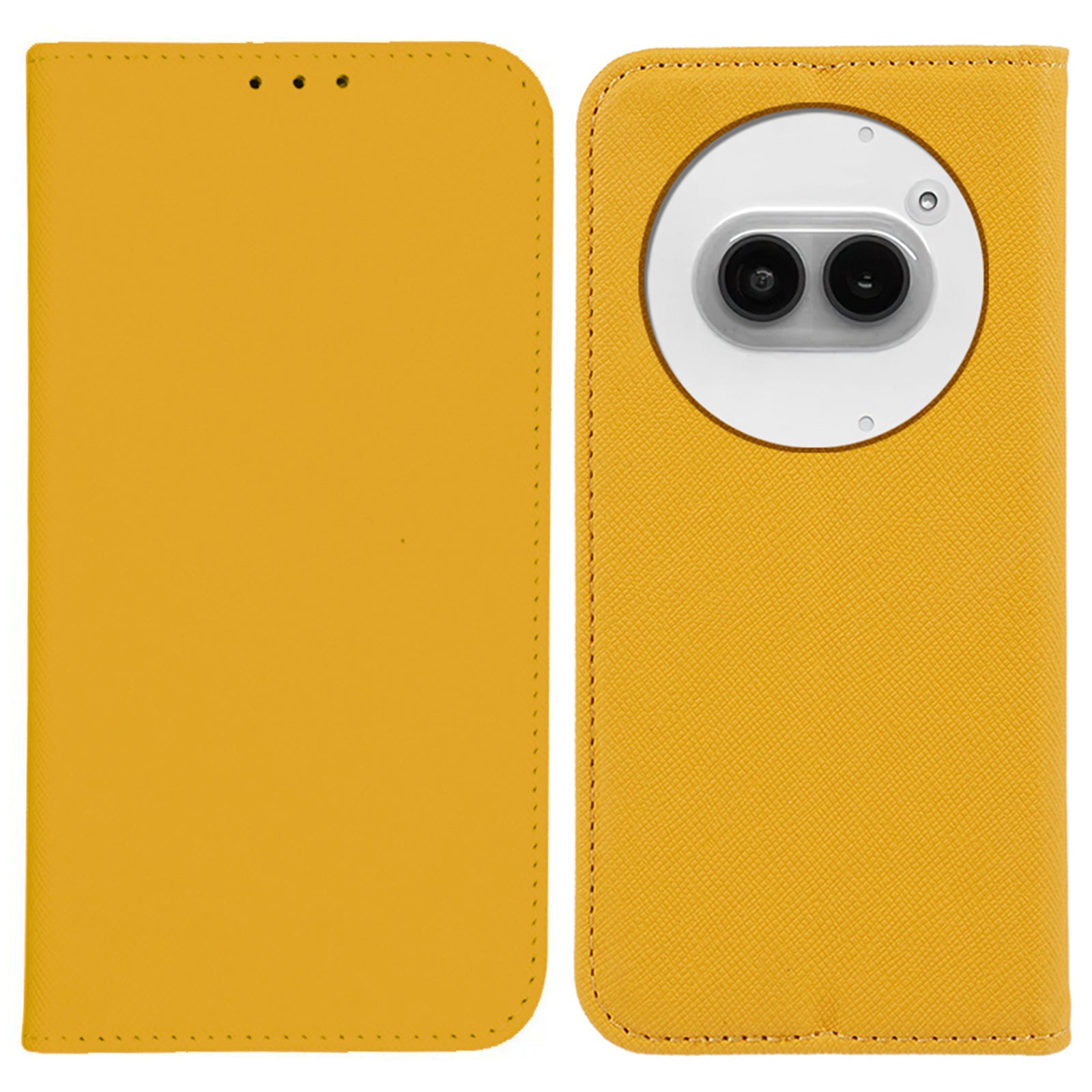 For Nothing Phone (2a) Case Magnetic Closing Cross Texture Leather Wallet Phone Cover