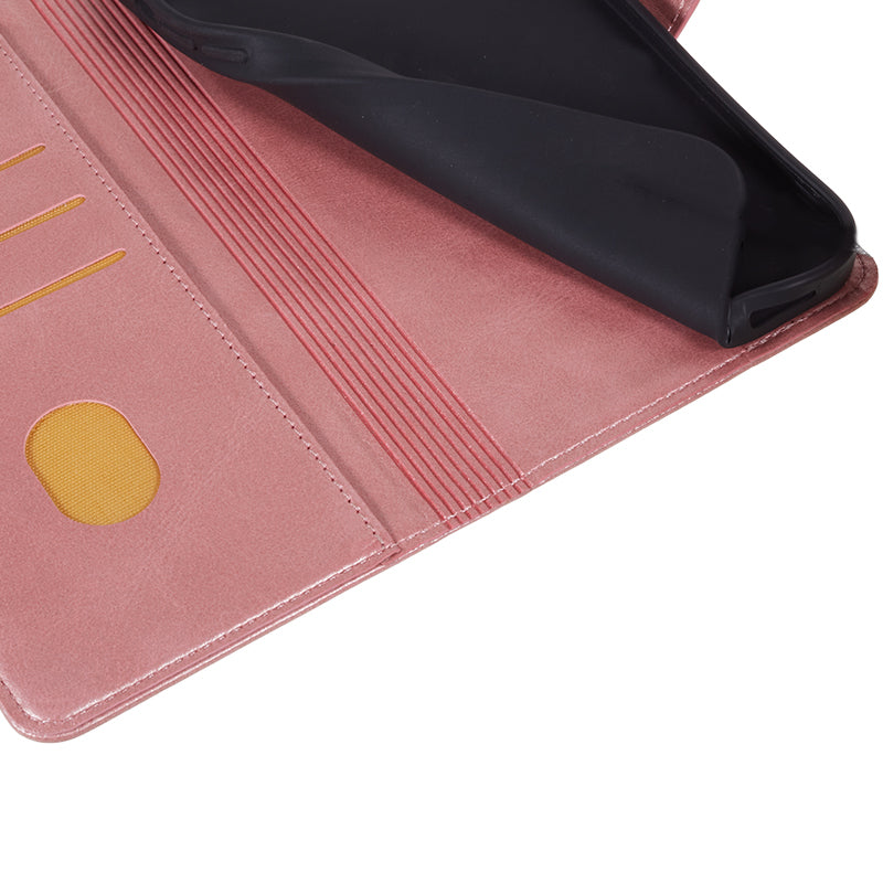 For vivo X100 Pro 5G Case Calf Texture Leather Wallet Phone Cover with Magnetic Clasp