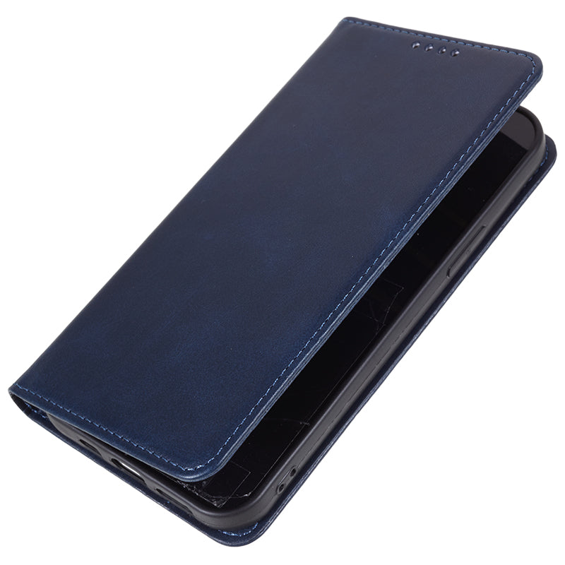 For vivo X100 Pro 5G Case Calf Texture Magnetic PU Leather Flip Phone Cover