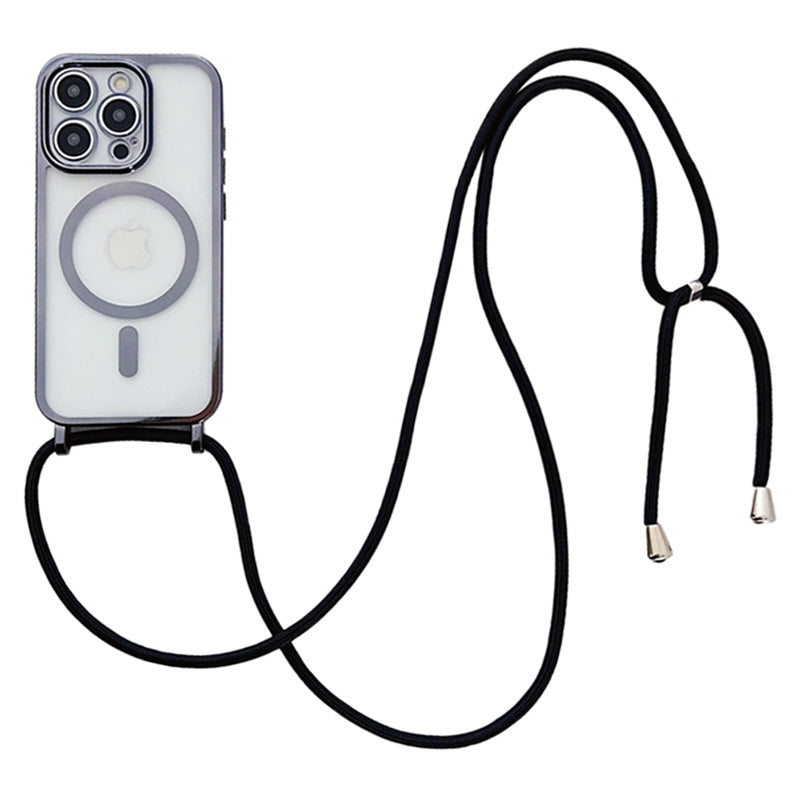 For iPhone 12 Pro Max Case Compatible with MagSafe TPU Electroplating Phone Cover