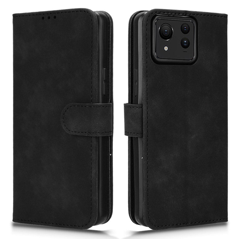 For Asus Zenfone 11 Ultra 5G Case Skin-touch PU Leather Wallet Flip Phone Cover