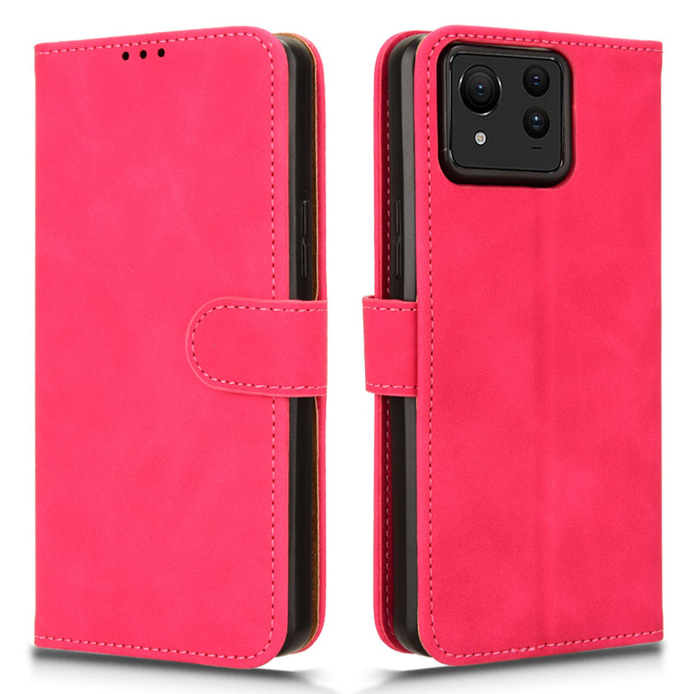 For Asus Zenfone 11 Ultra 5G Case Skin-touch PU Leather Wallet Flip Phone Cover
