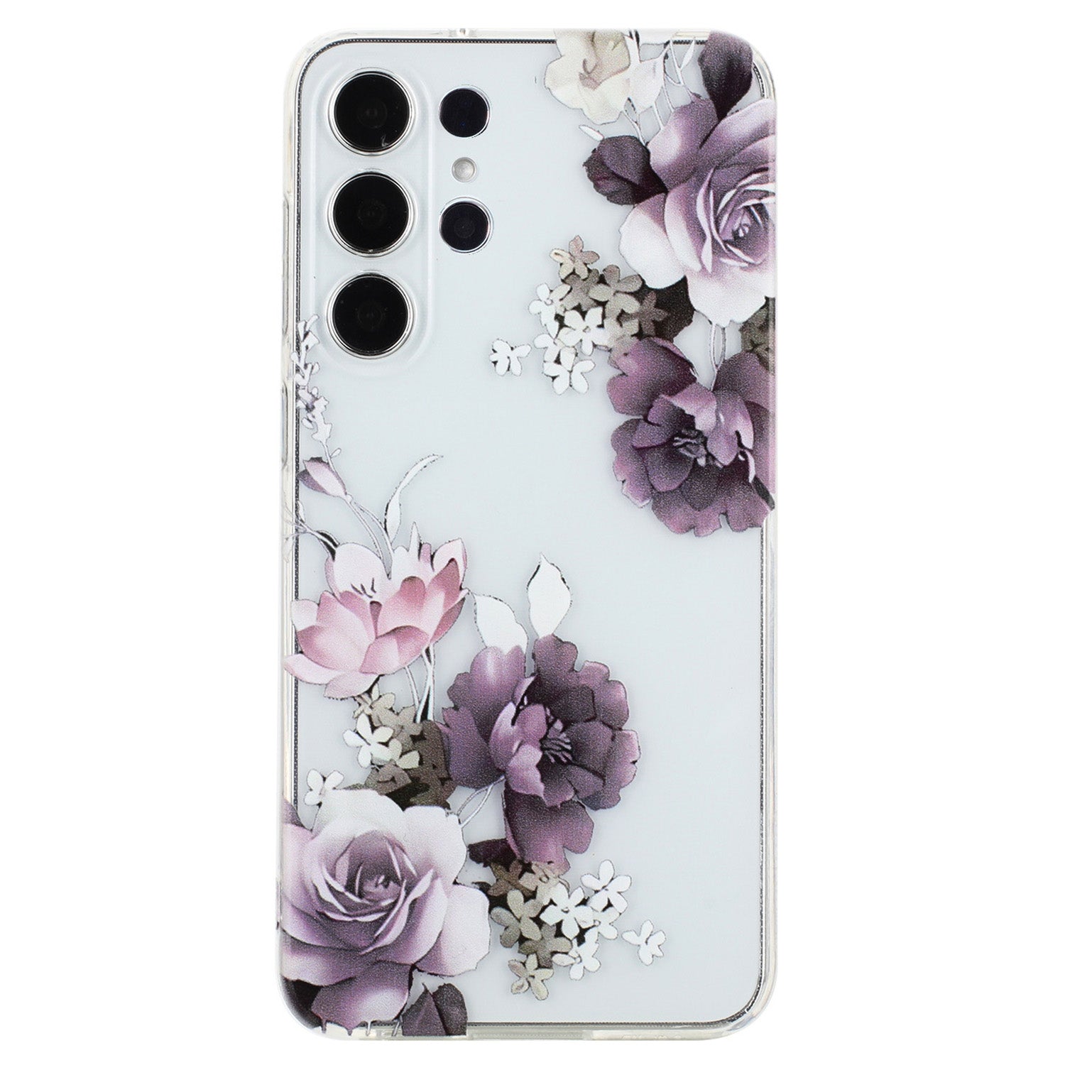 For Samsung Galaxy S23 Ultra TPU Case Camera Lens Protection Slim Pattern Phone Cover