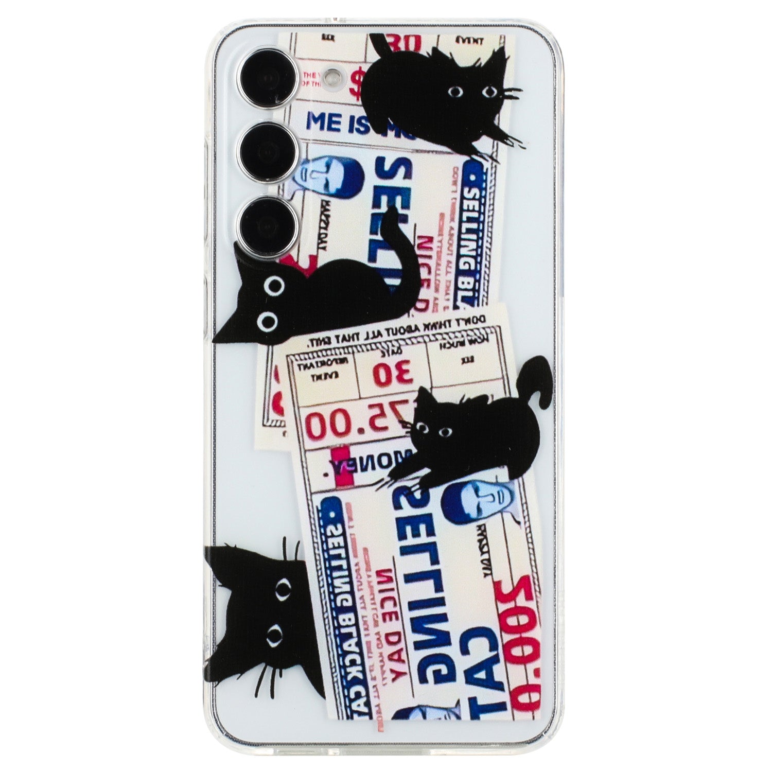 For Samsung Galaxy S23 Case Pattern Print Design Flexible TPU Phone Cover