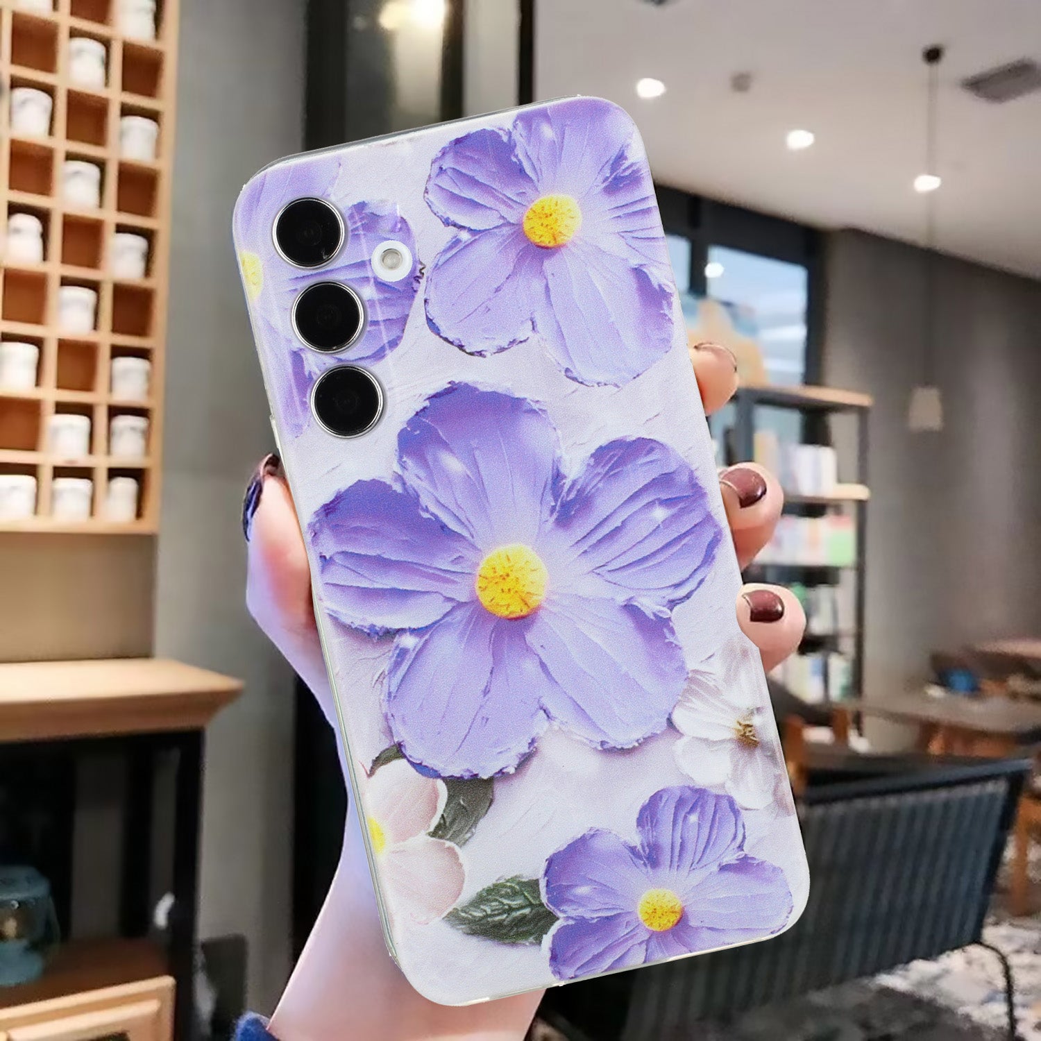 For Samsung Galaxy A34 5G Case Pattern Printing Shockproof Soft TPU Phone Cover