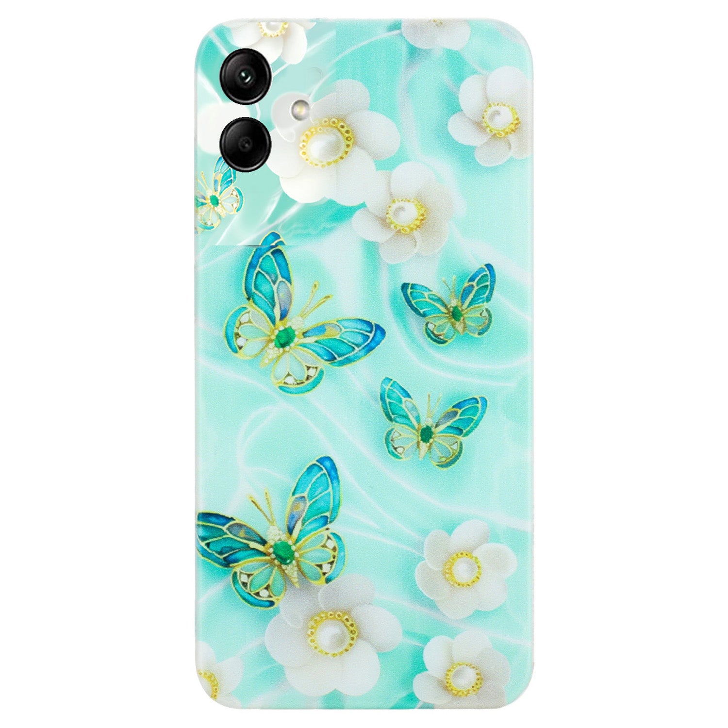For Samsung Galaxy A05 4G Case TPU Scratch-proof Back Phone Cover with Printing Pattern