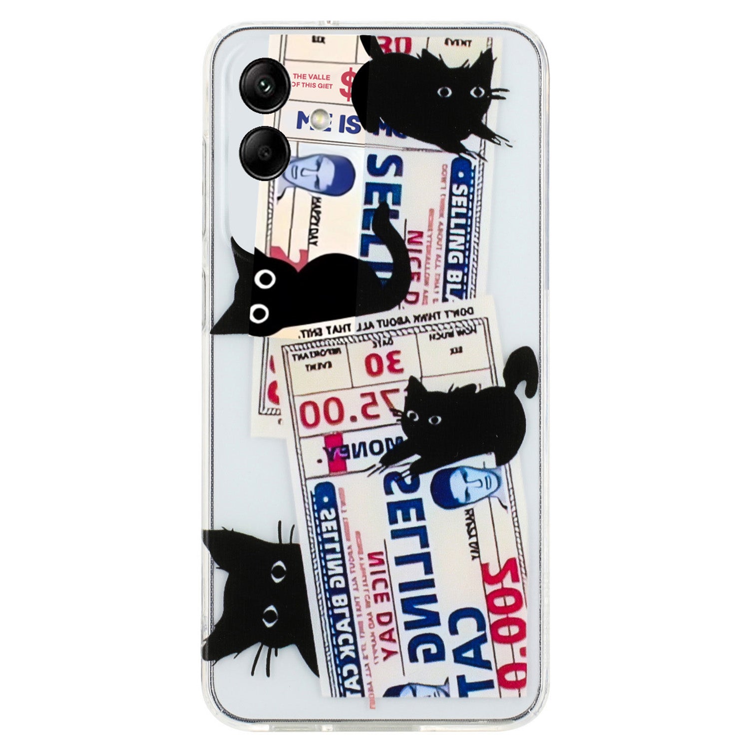 For Samsung Galaxy A05 4G Case TPU Scratch-proof Back Phone Cover with Printing Pattern