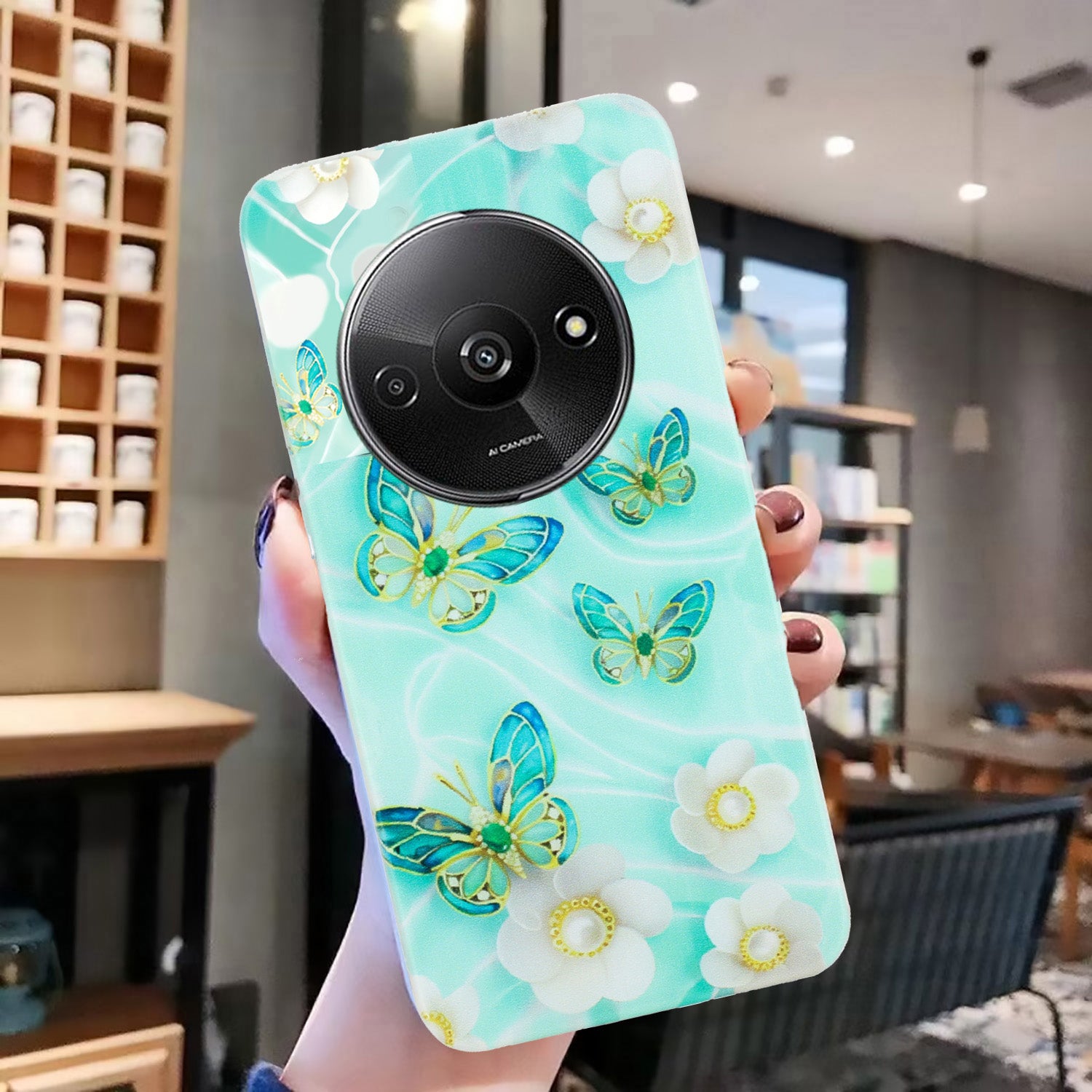 For Xiaomi Redmi A3 / Poco C61 4G TPU Case Pattern Printing Drop Protection Phone Protective Cover