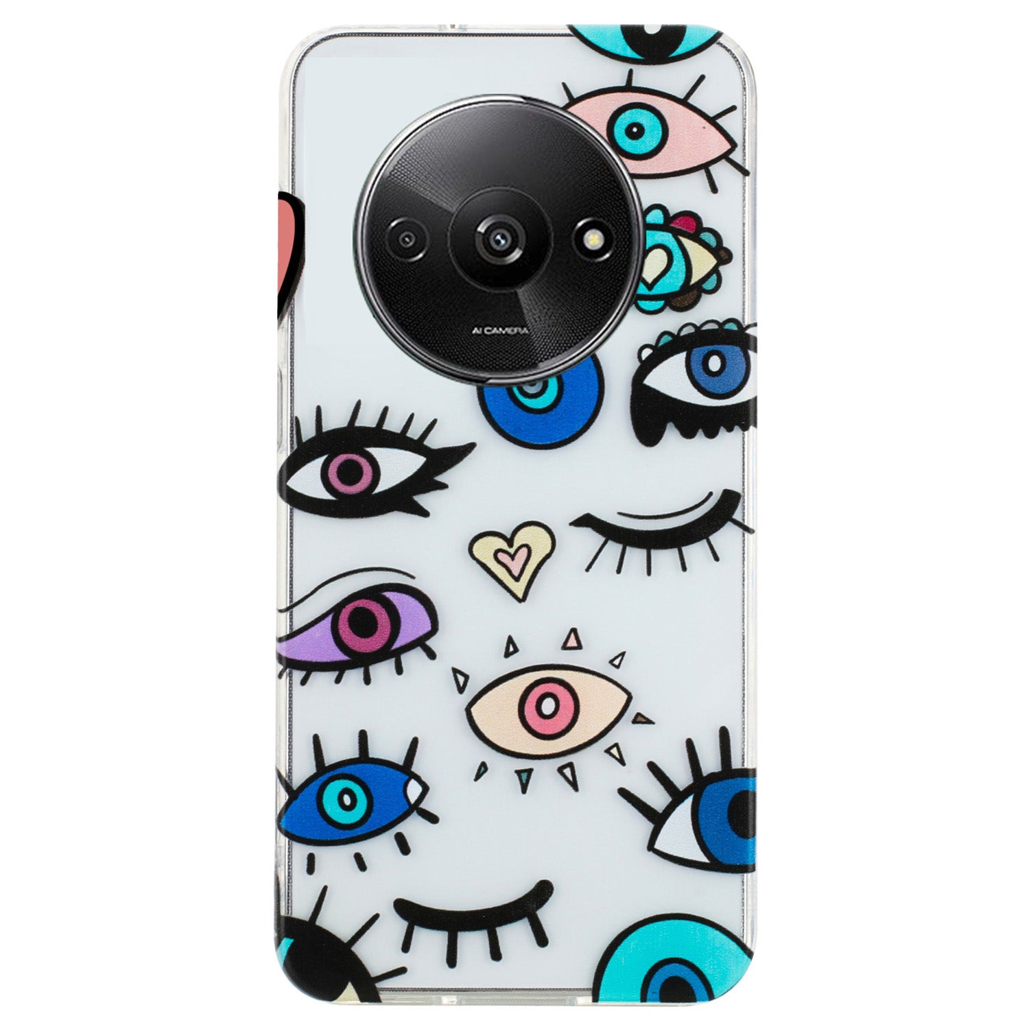 For Xiaomi Redmi A3 / Poco C61 4G TPU Case Pattern Printing Drop Protection Phone Protective Cover